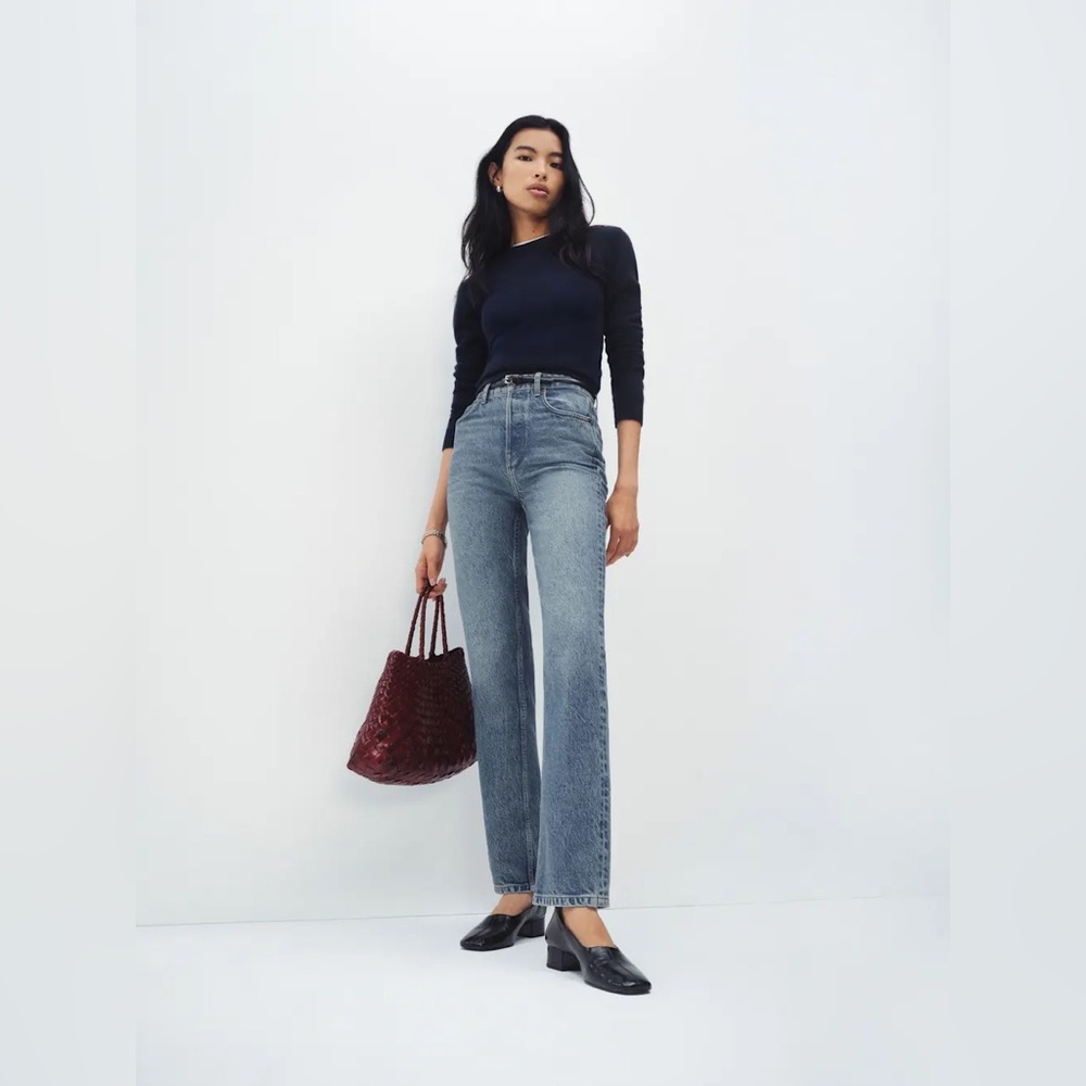 Cynthia High Rise Straight Jeans “Colorado” Wash sz 26